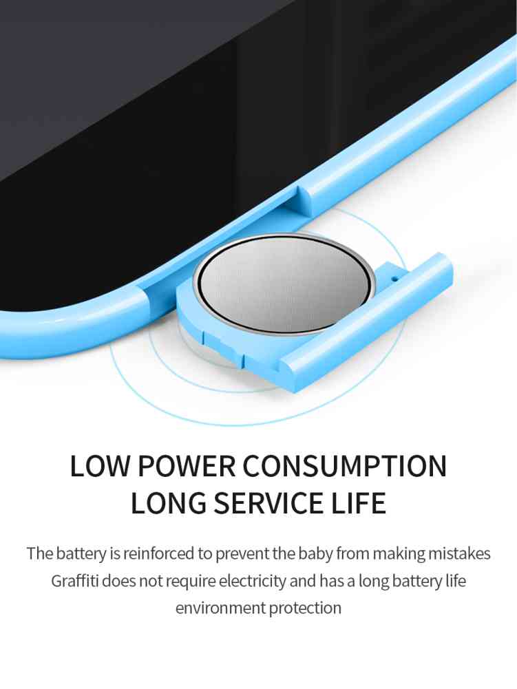 Device with battery highlighted